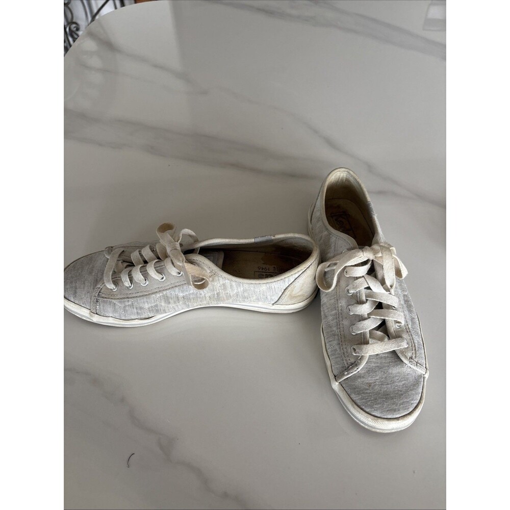 Women’s Keds Kickstart Heathered Jersey Gray WF 55730 F16-61444 Size 7